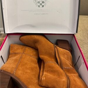Vince Camuto Women's Brown Ankle Booties